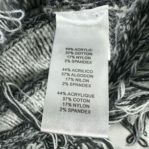 Maddie Junior XS stripe Sweater with Fringe Navy - Picture 5 of 5